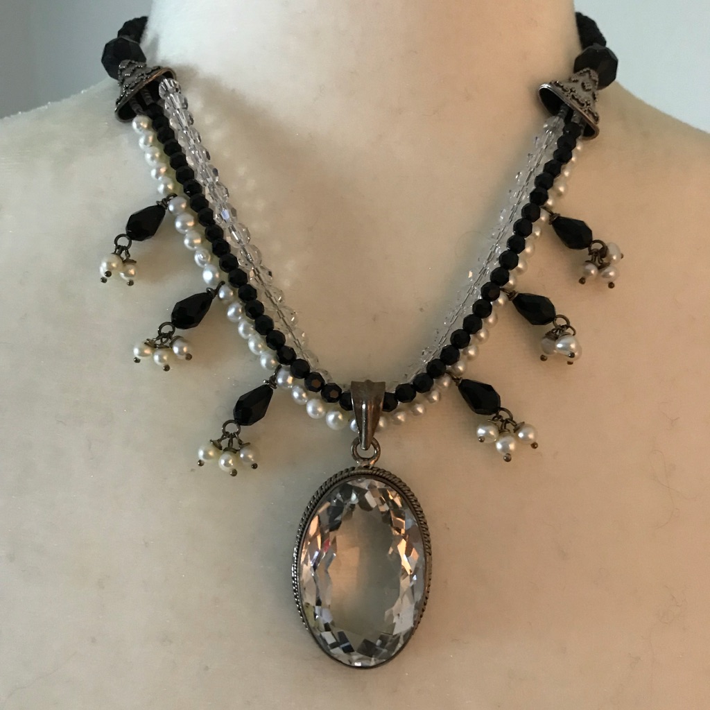 Beaded And Jeweled Necklace